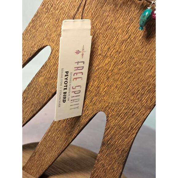 Peyote Bird 3 Strand Blue Peruvian Opal Rondelle Gemstones 7.5" Bracelet NWT - Picture 6 of 9